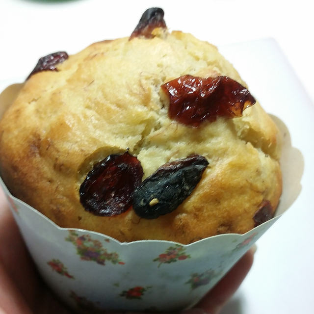 少女心的香蕉蔓越莓玛芬