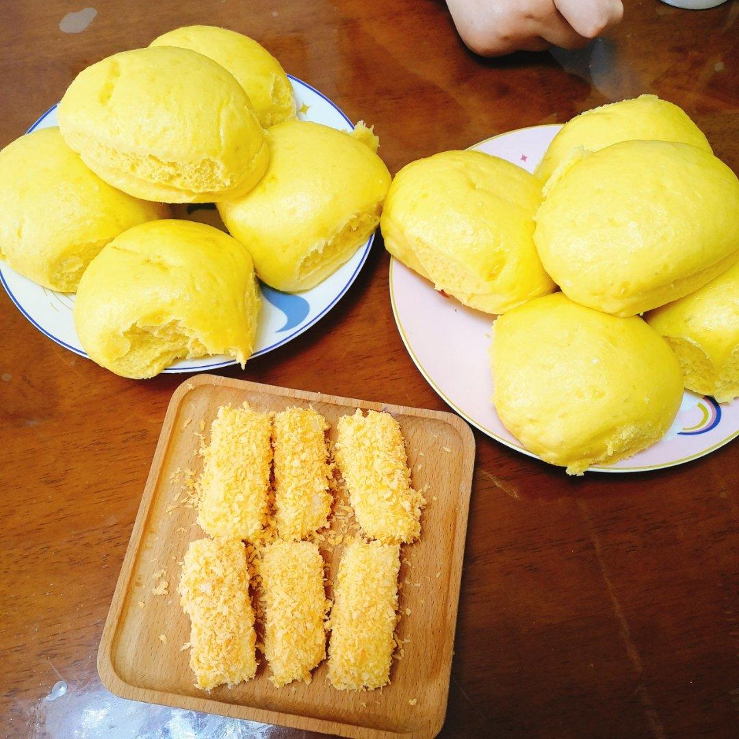 新手也可以--详解如何做出人见人爱、金黄的南瓜馒头