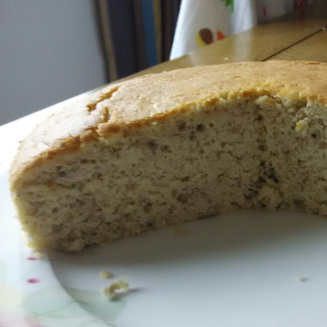 香蕉椰蓉戚风蛋糕