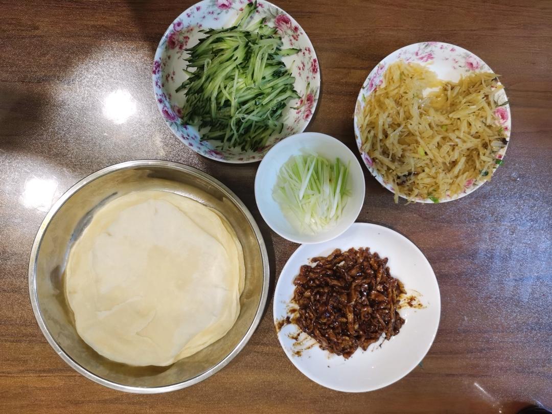 传统做法 京酱肉丝