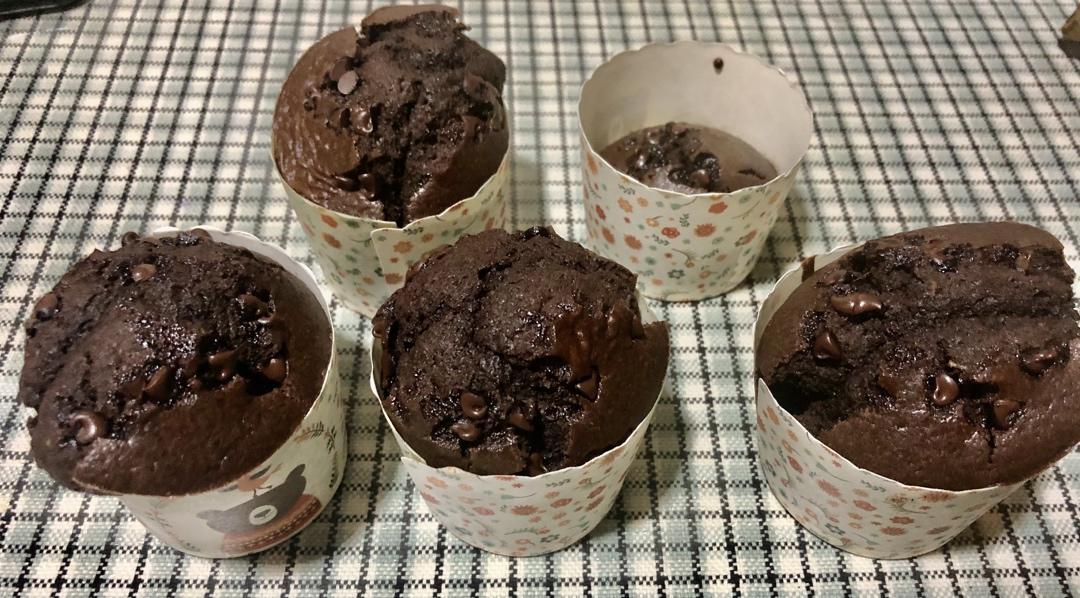 简单又美味的Muffins，黑巧克力玛芬蛋糕！✨