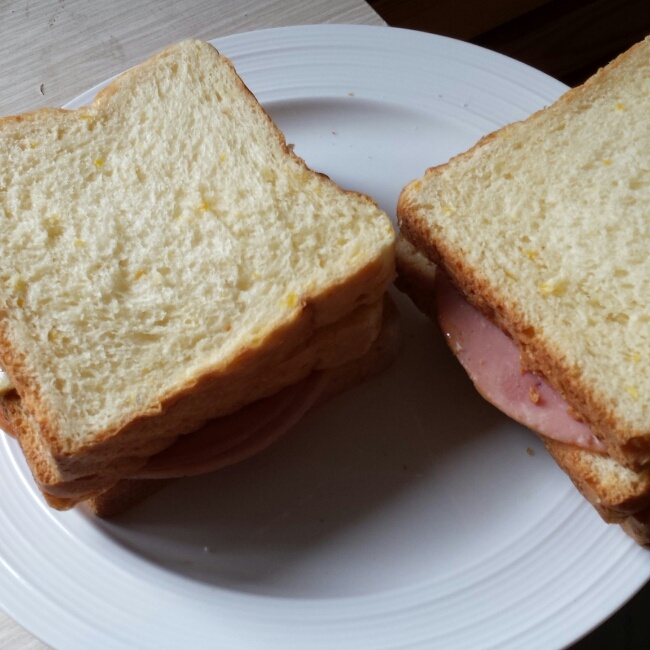 简单易做火腿三明治