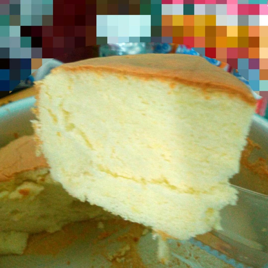 终于成功的戚风蛋糕