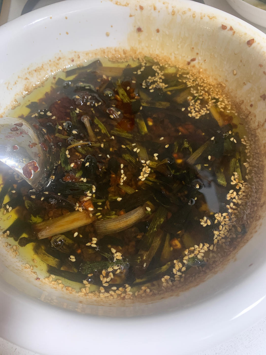 10分钟搞定的一碗葱油拌面