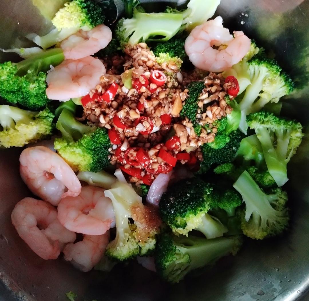 凉拌西兰花虾仁🥦🍤