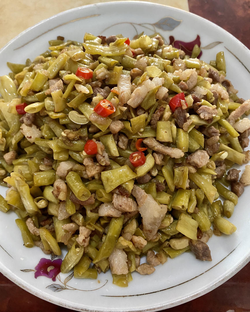 自制酸豆角（史上最简单三天完成）