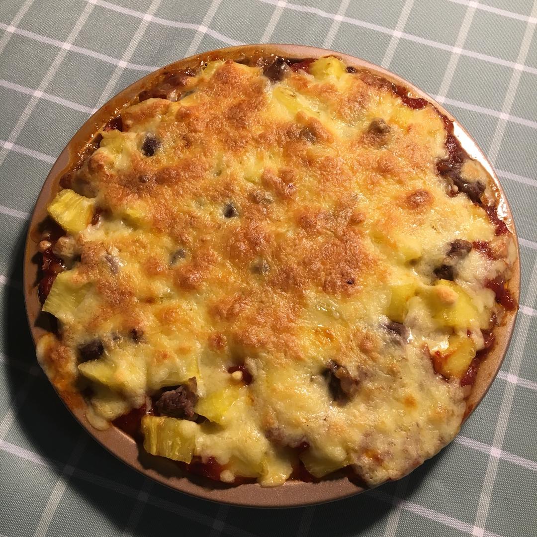 夏威夷pizza（附饼底冷冻法）