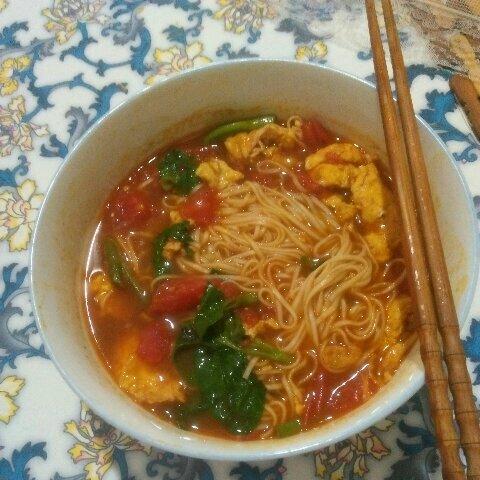 超级入味好吃的番茄鸡蛋面