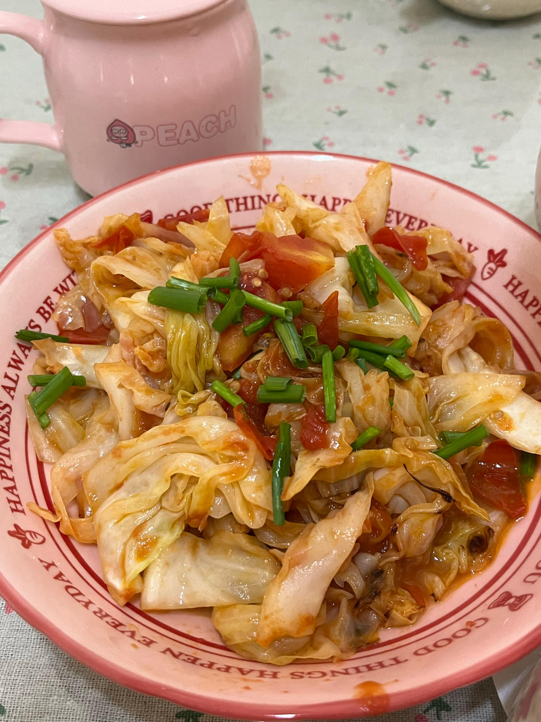 番茄圆白菜