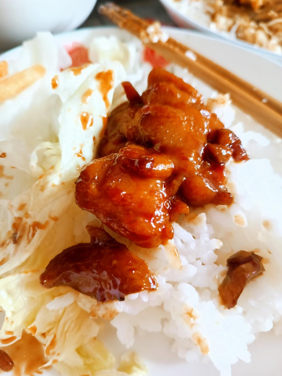 照烧鸡腿饭