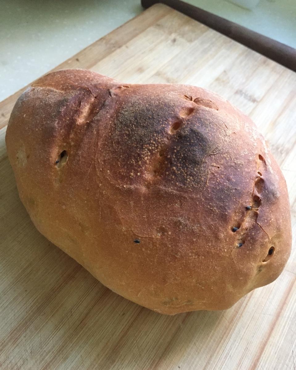 全麦面包，无油，无糖，无蛋，超简单！