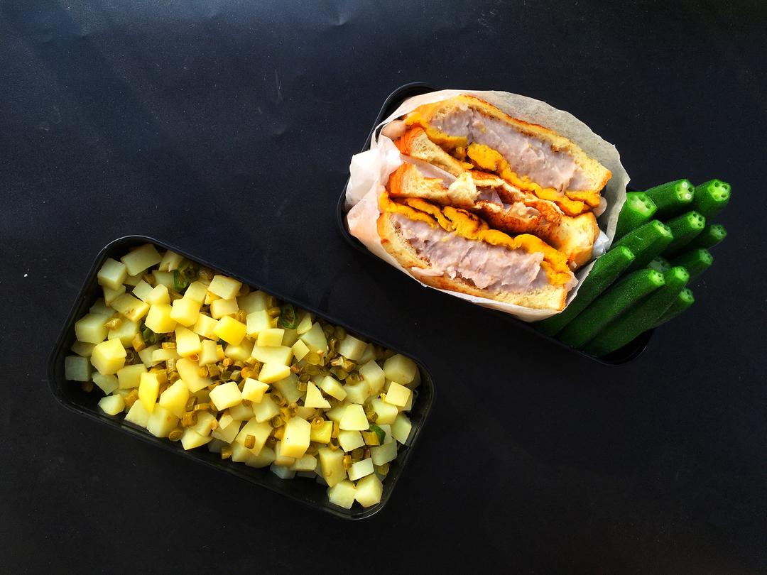 狗熊的盒饭20190403的做法