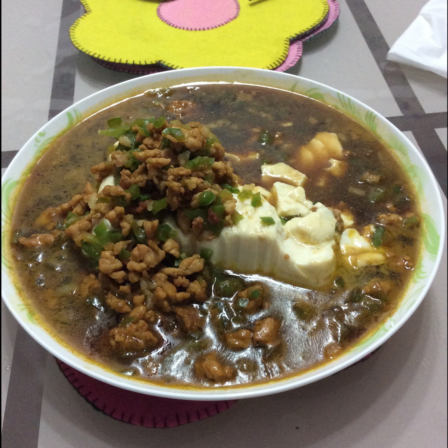 肉沫豆腐蛋羹