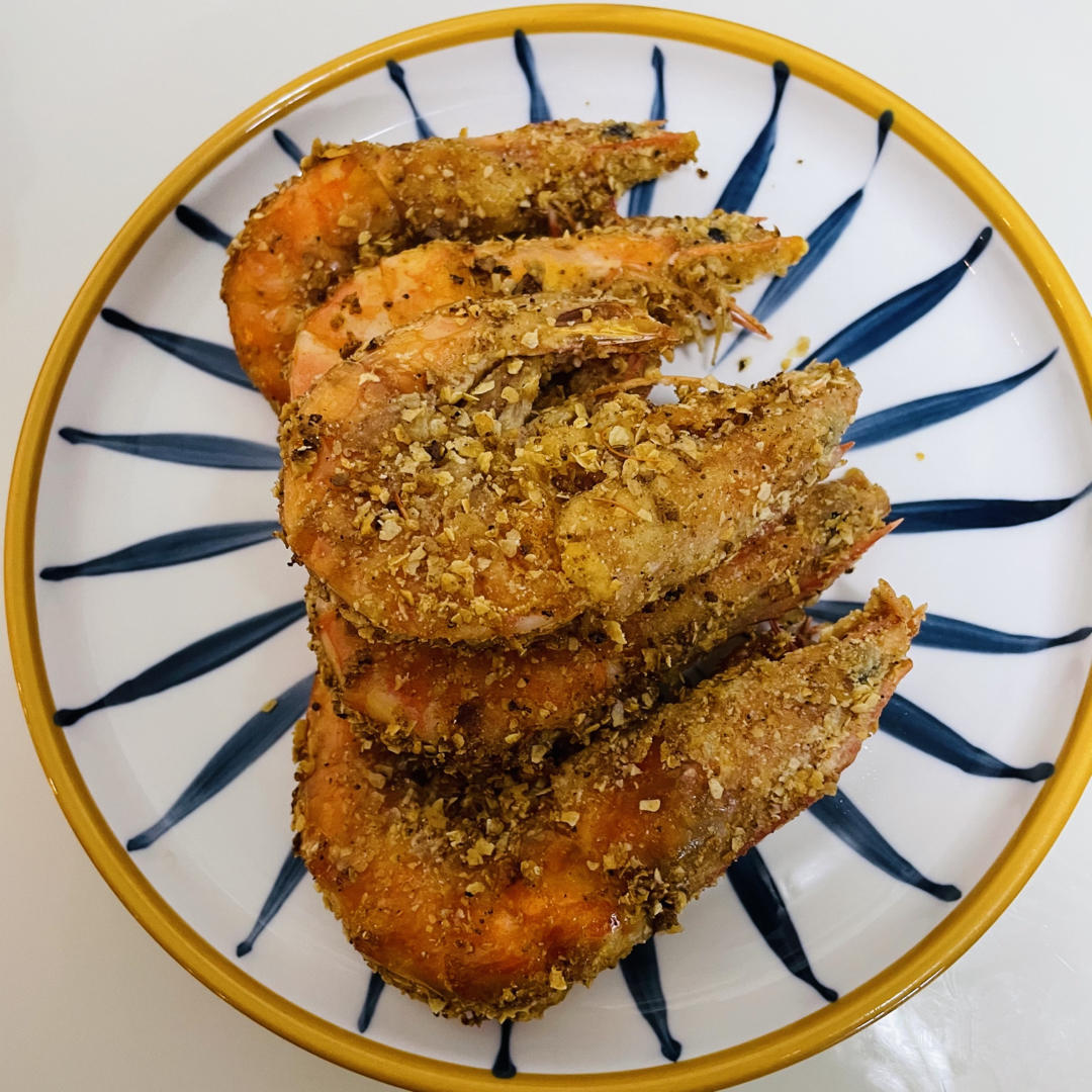 堂妈小厨——新加坡麦片虾