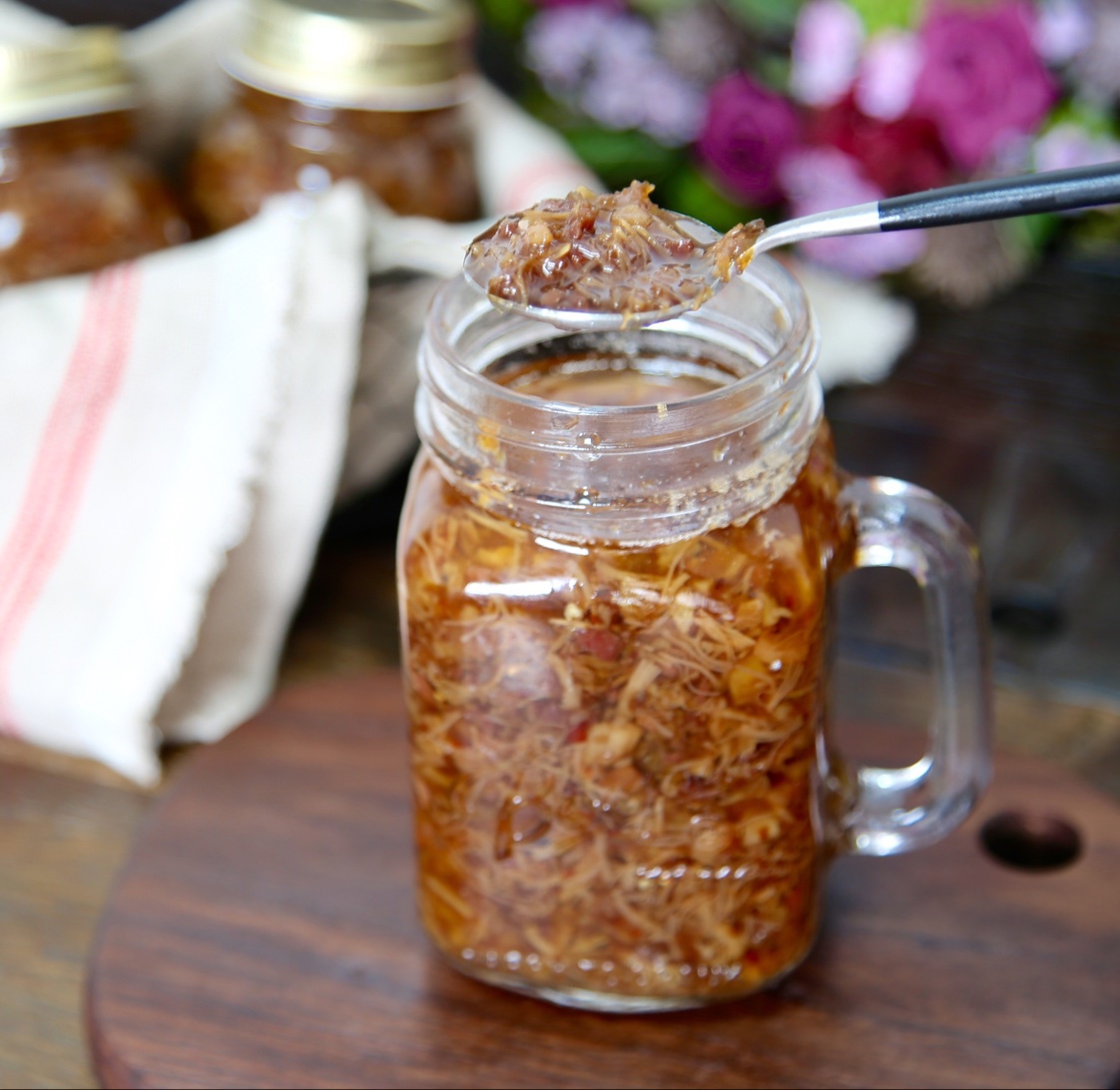 j木木酱做的【曼食慢语】自制xo瑶柱酱