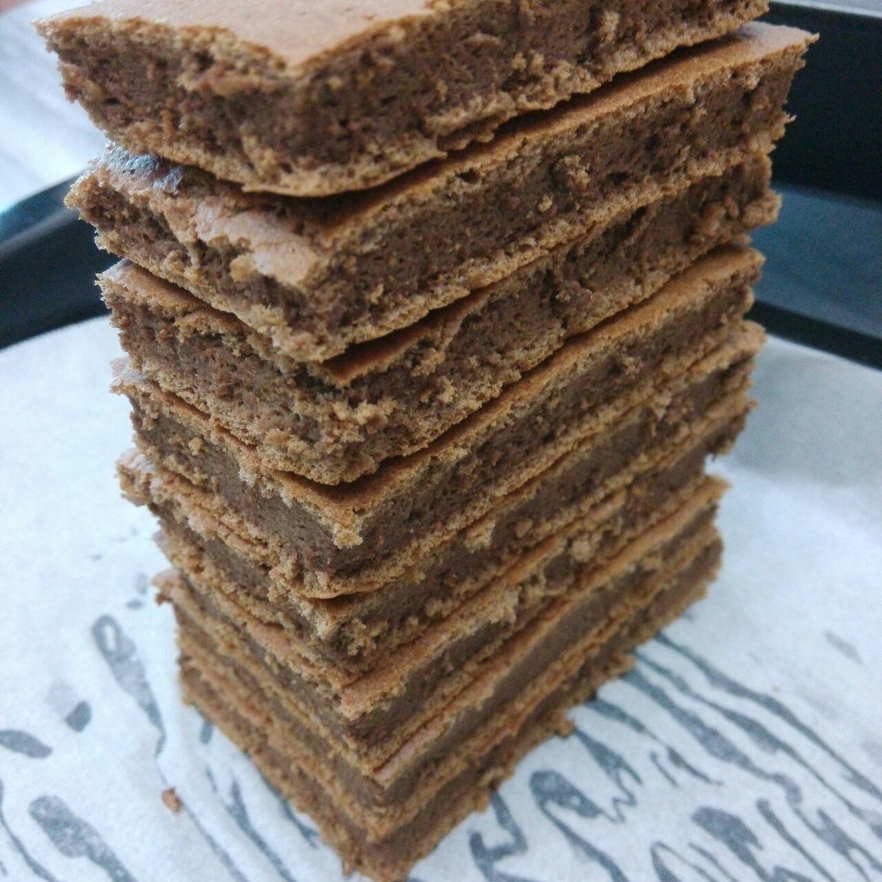 （健康无油）可可蛋糕片