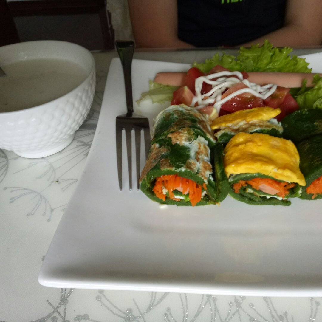 黄瓜鸡蛋早餐饼