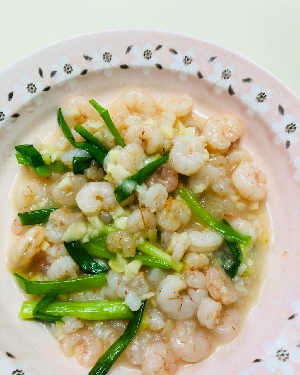 了了hey做的葱爆虾仁