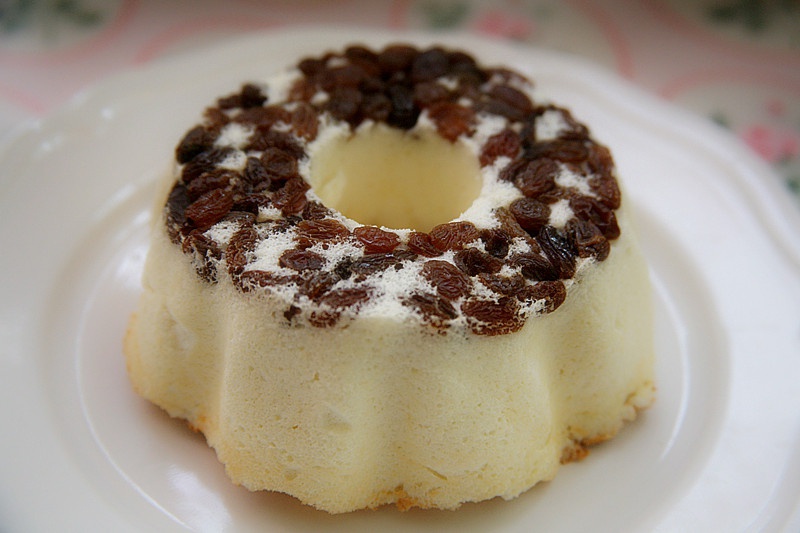 蜜豆牛奶天使蛋糕