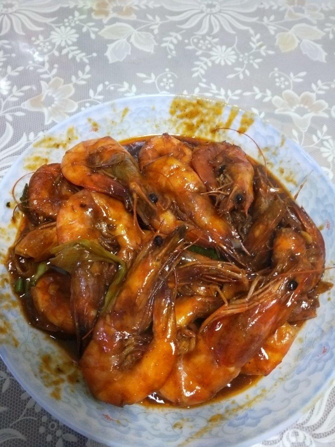 油焖大虾