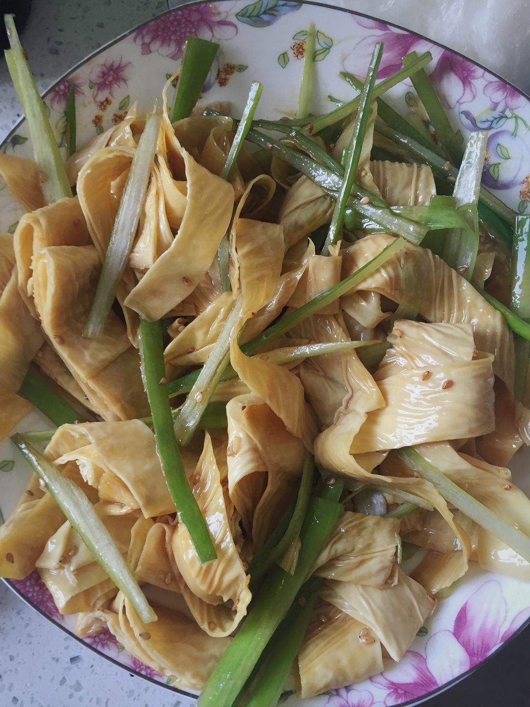 葱油豆皮（征服老公的胃）