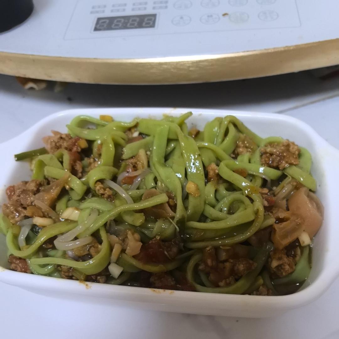 简单好吃的番茄肉酱面