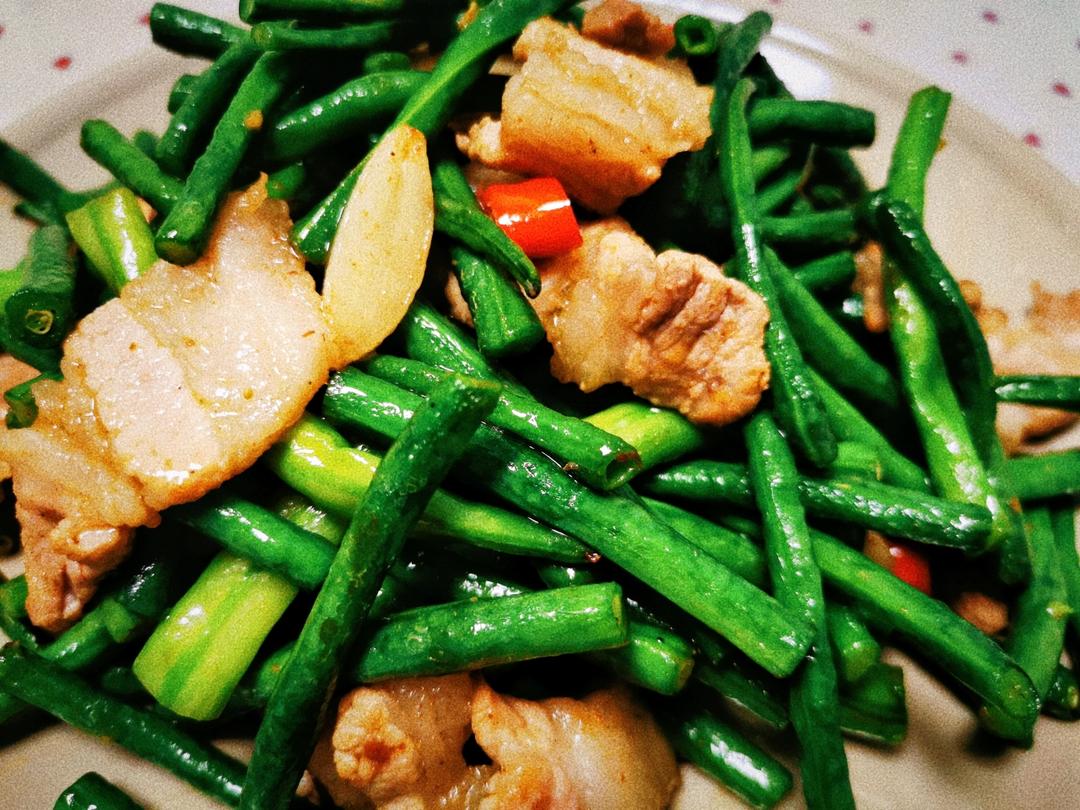 豆角炒肉