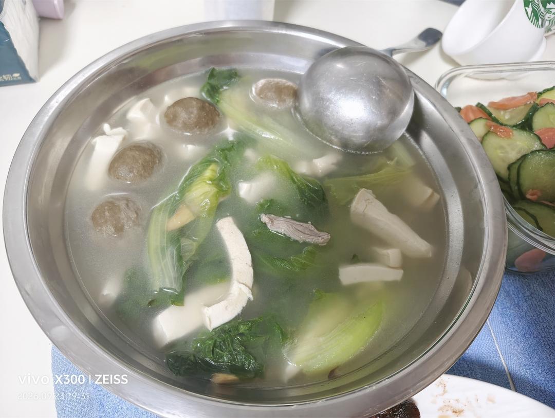 青菜豆腐汤