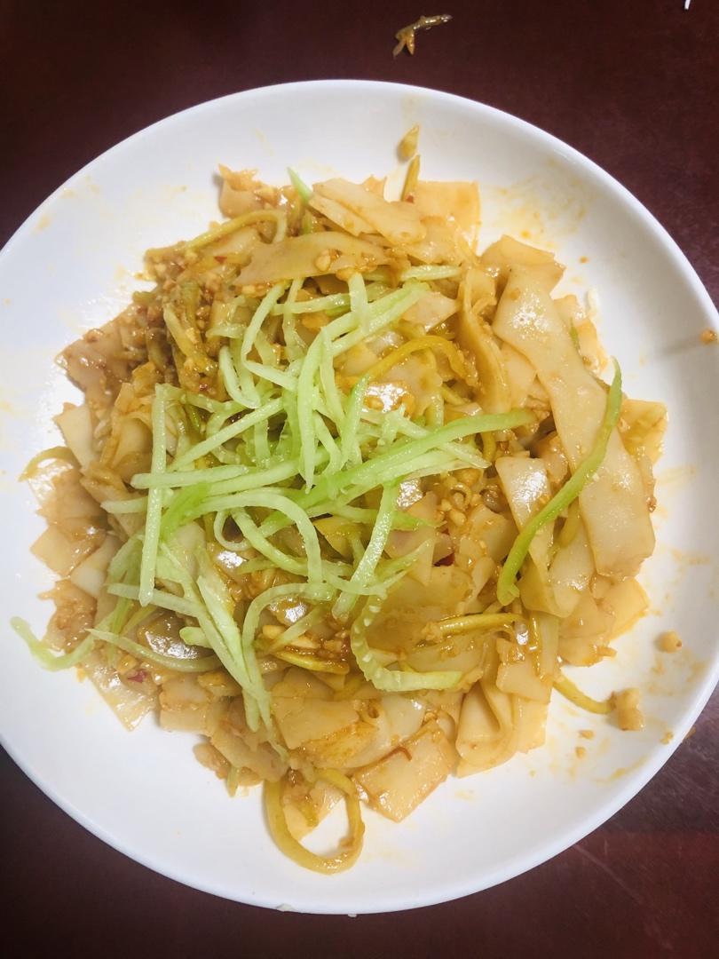 不用水洗的自制凉皮，零失败
