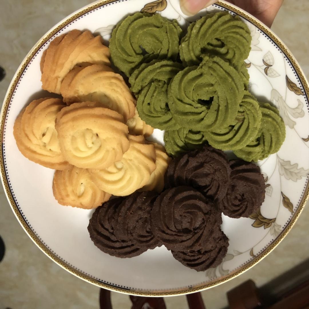 零失败花纹超级立体的黄油曲奇