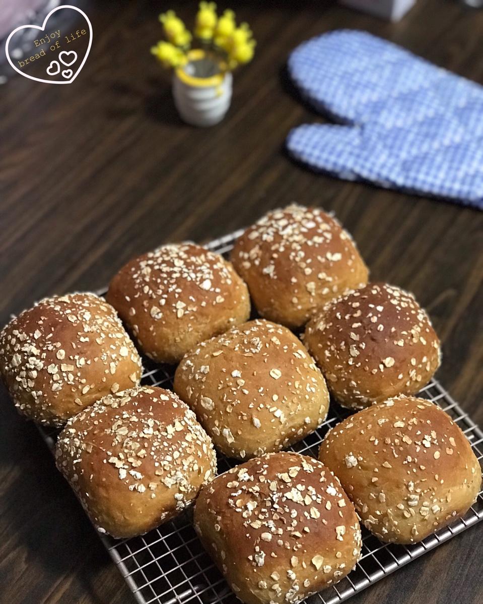 酸奶燕麦汉堡胚【附超快出膜法】