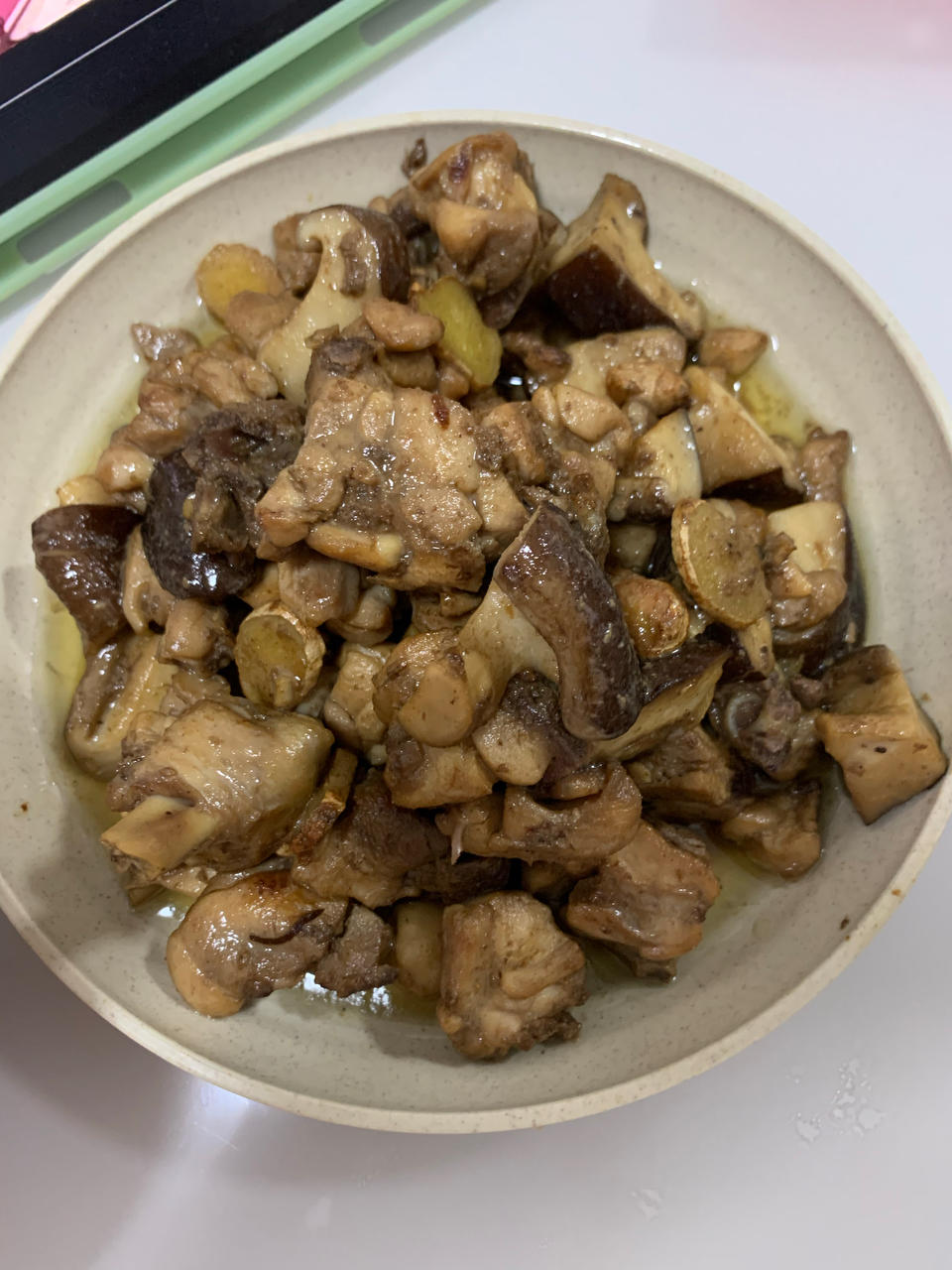 葱油焖鸡