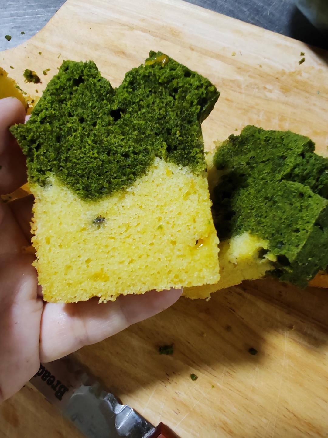 抹茶百香果磅蛋糕