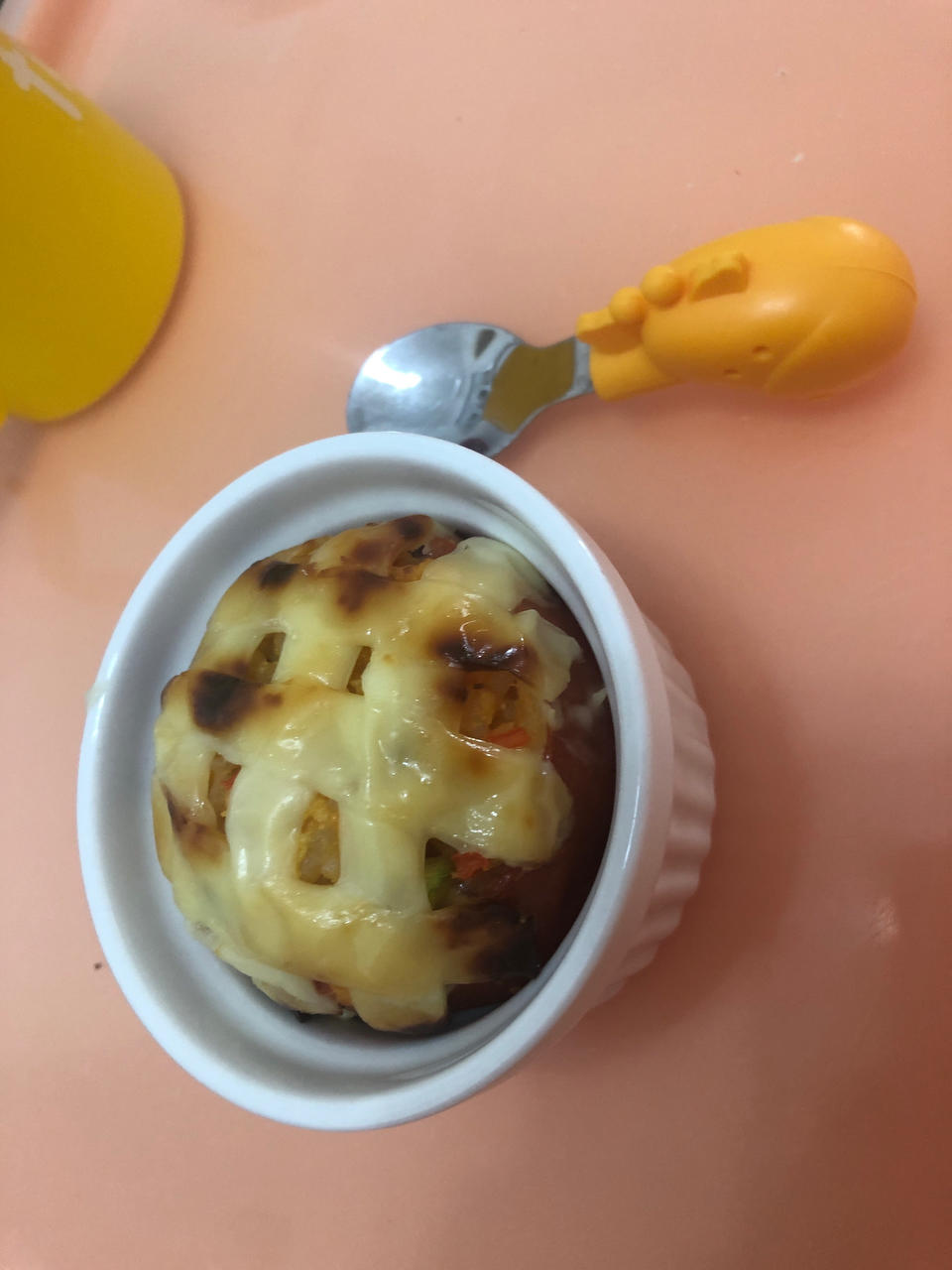 番茄焗饭 | 爸爸厨房 VOL . 74--洋葱、黄瓜、米饭、鸡蛋、猪肉、番茄、芝士、黄油