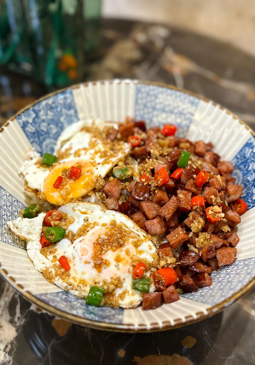 谁发明的这个老式东北拌饭～我能炫三碗米饭！！