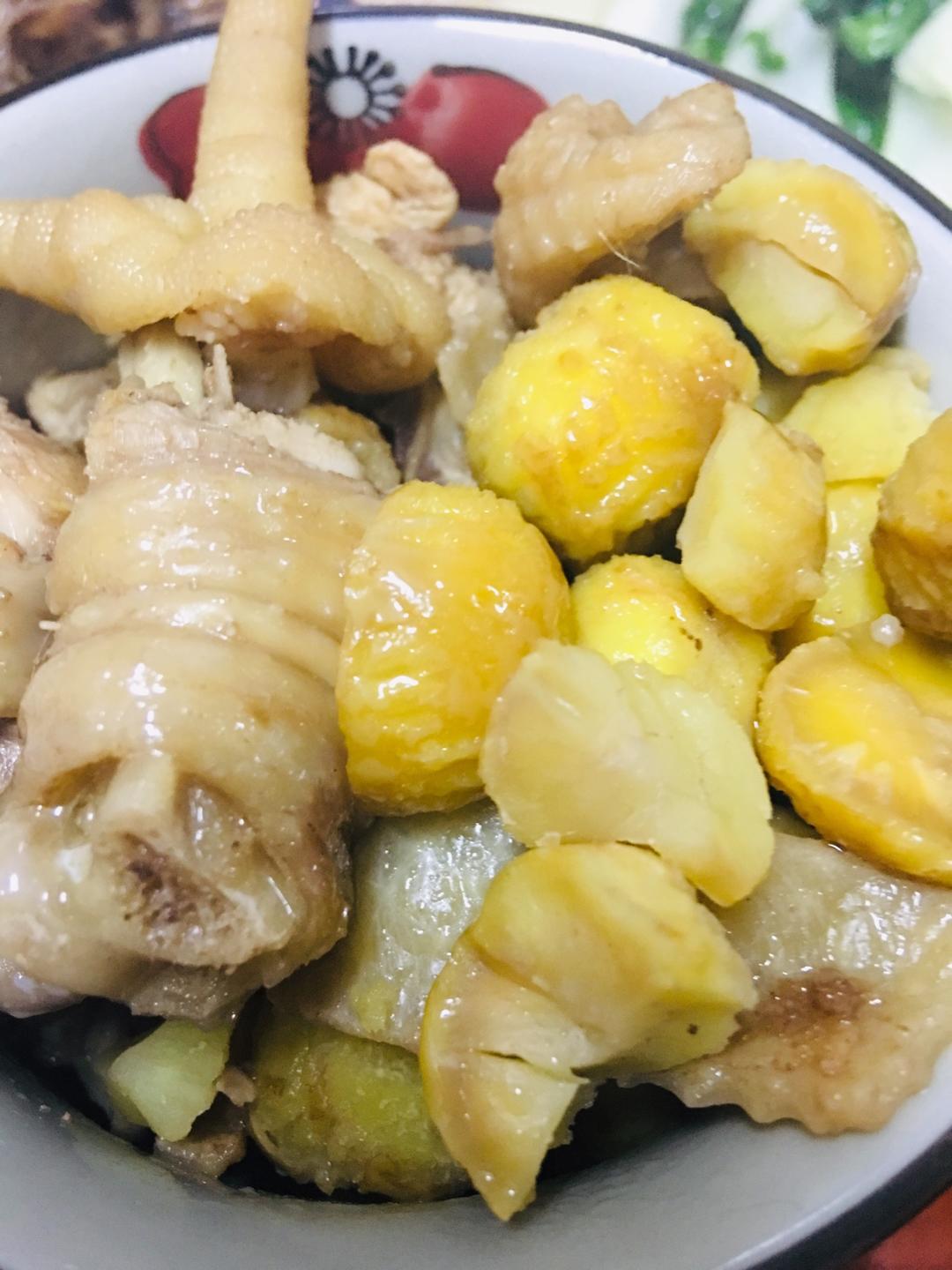 板栗煲鸡（最简单食材）