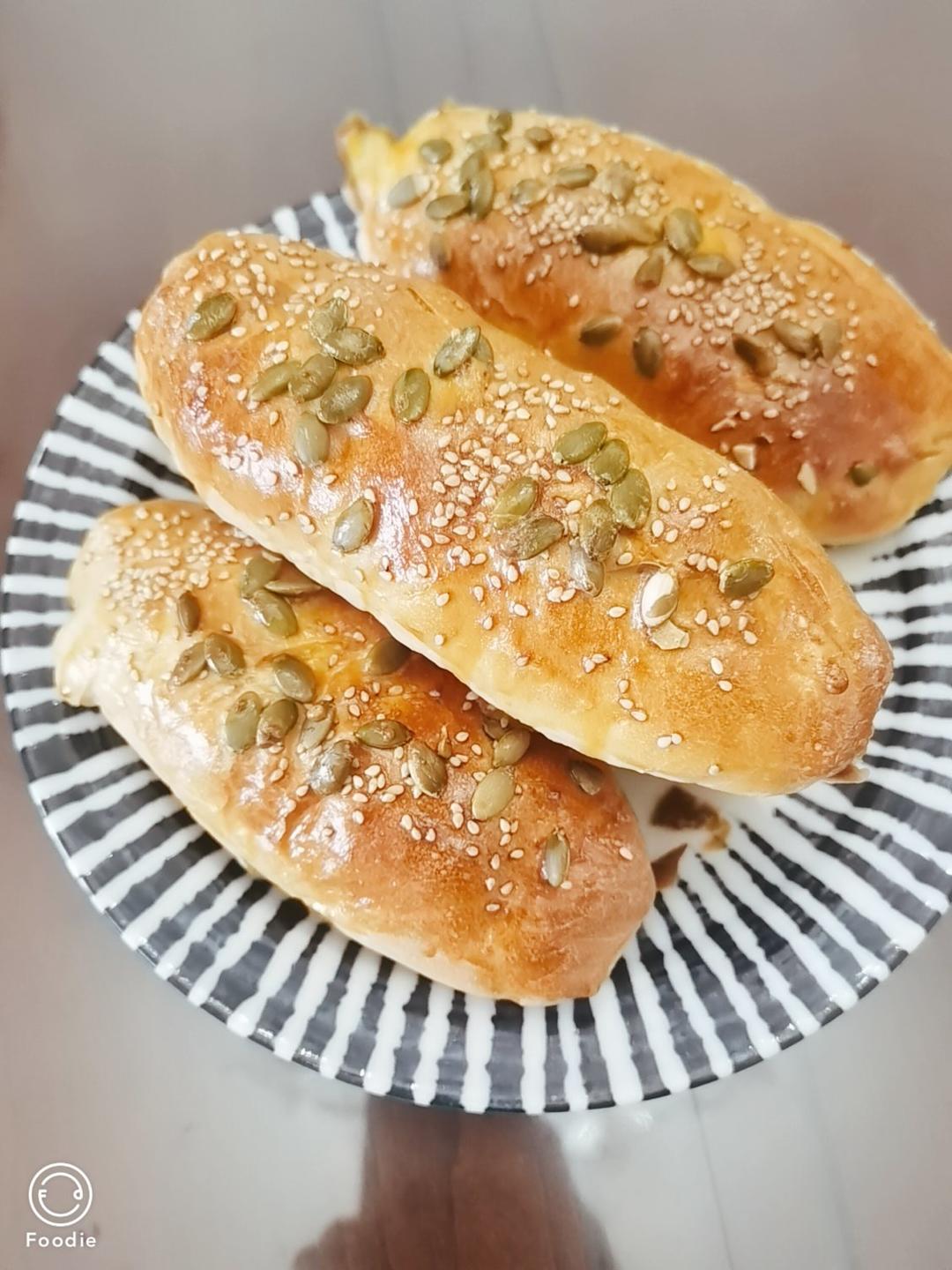 全麦低脂坚果面包