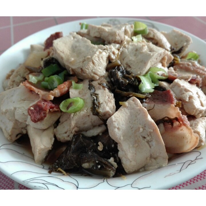 珠珠03k5做的芥菜樱炖豆腐