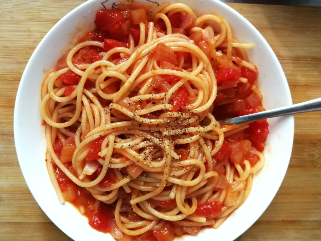番茄肉酱意大利面