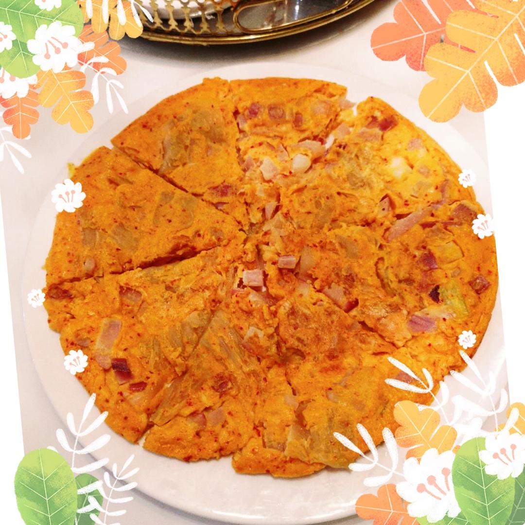 堂妈教你做泡菜饼