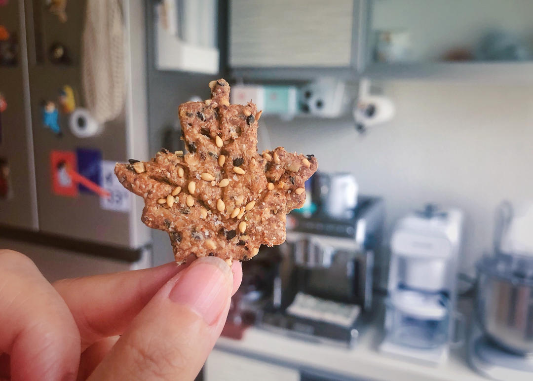 【健康零食】全麦芝麻饼干