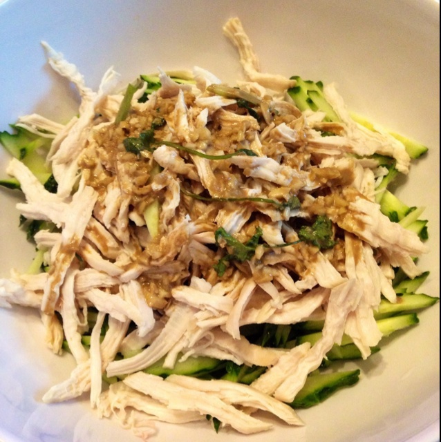 carina_yama做的麻酱鸡丝