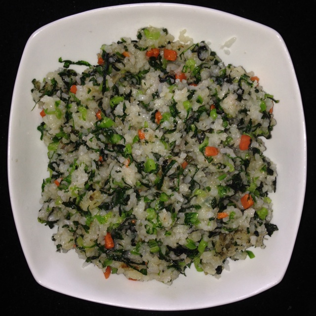 莴苣叶菜饭