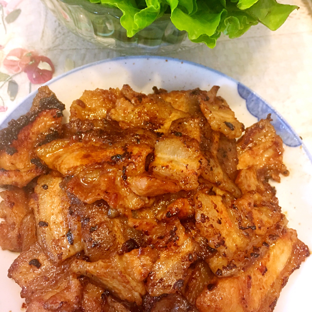 秘制煎烧五花肉