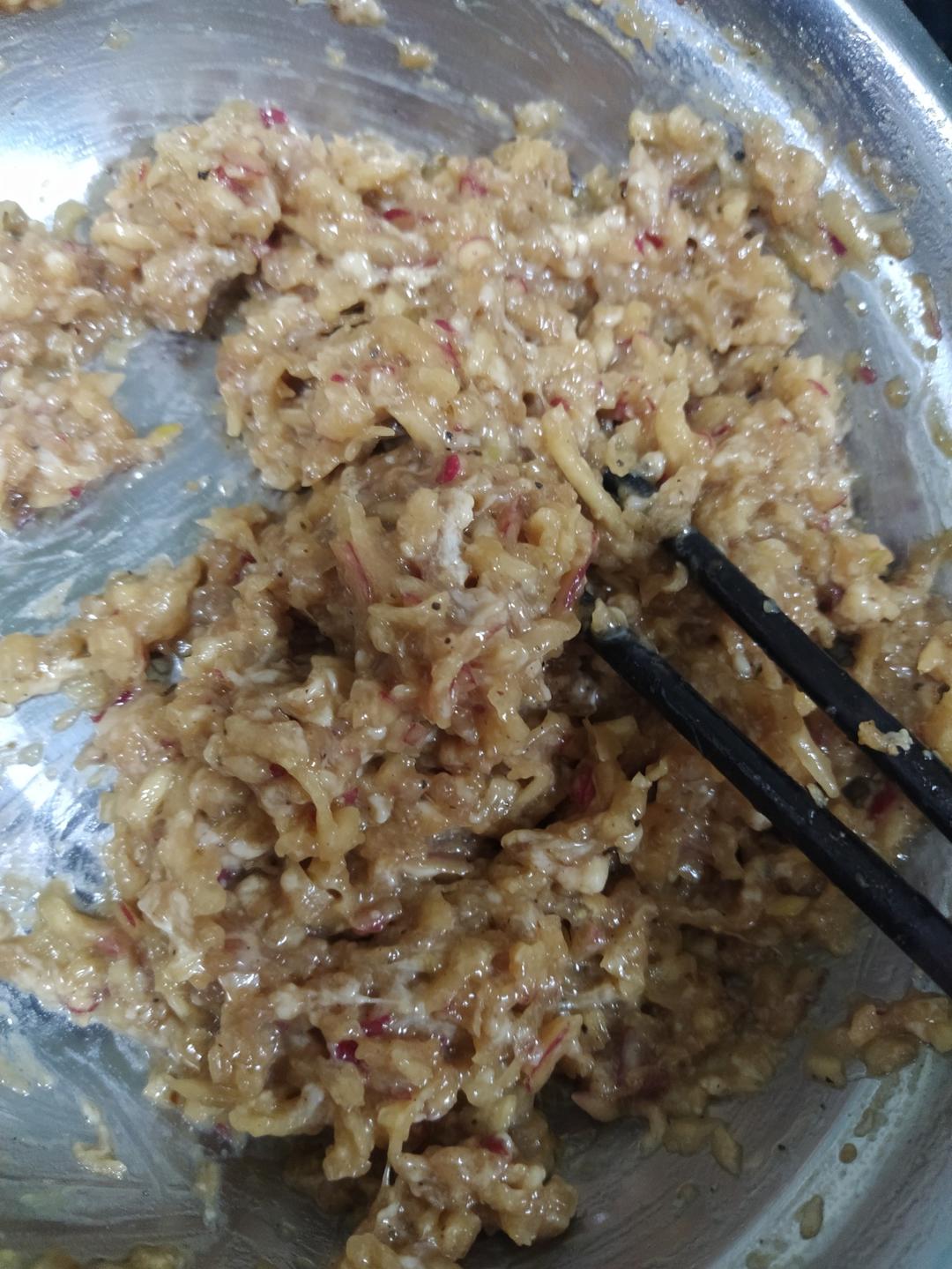 超好吃的白萝卜肉水饺