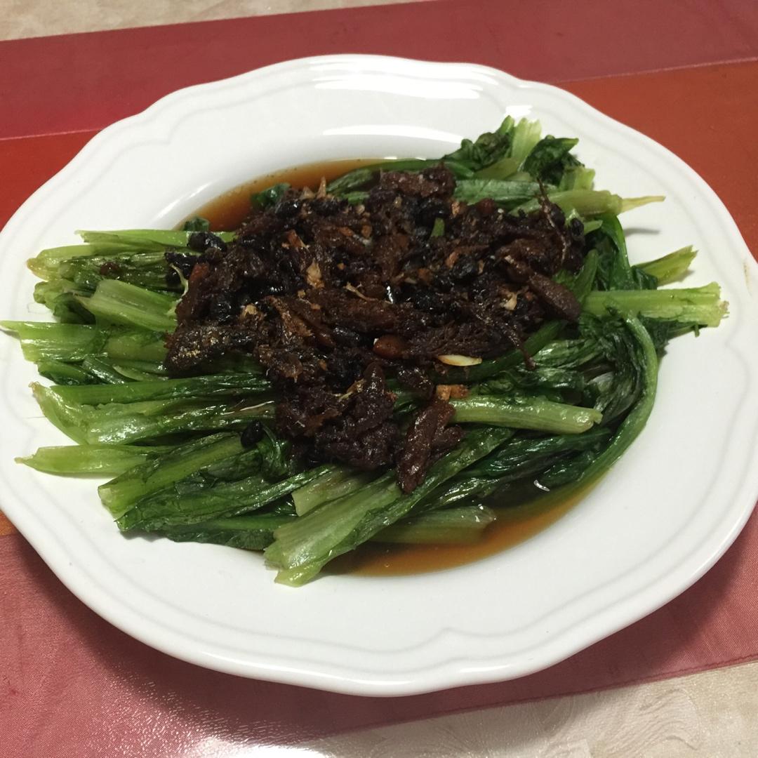 豆豉鲮鱼油麦菜