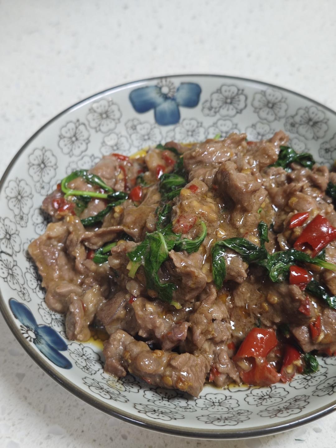 【入门菜】薄荷牛肉