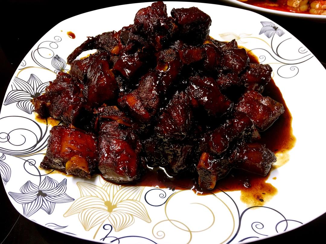 太过瘾～苹果红烧肉