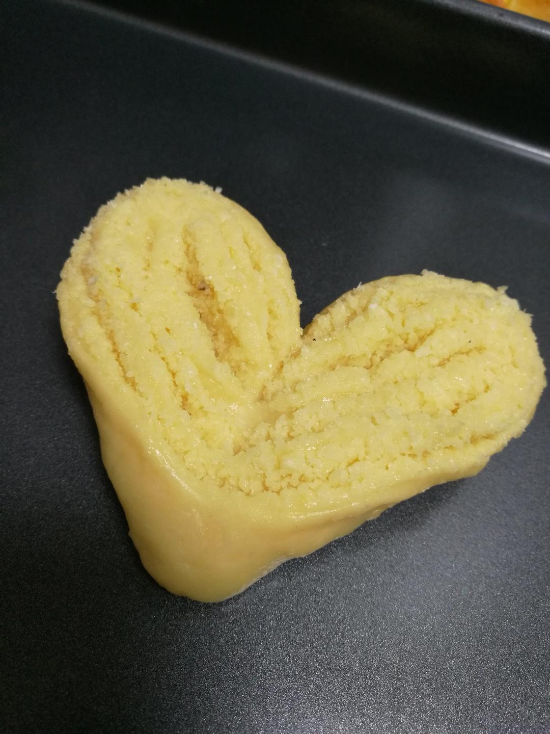 心形椰蓉面包