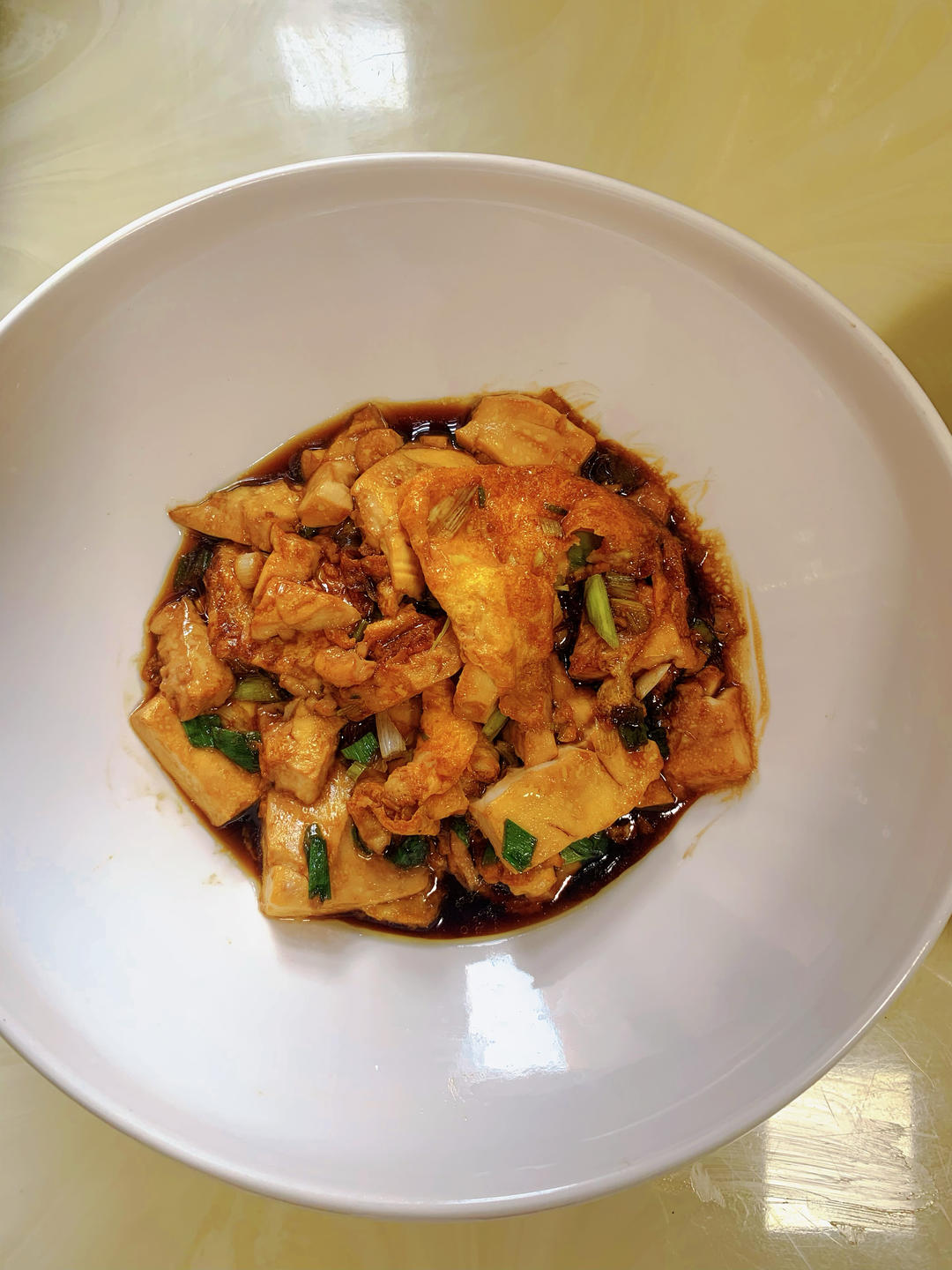 蚝油嫩豆腐